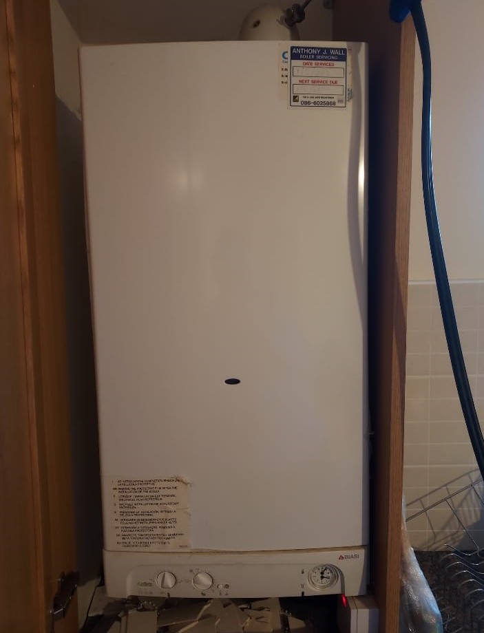 An old boiler ready for a replacement