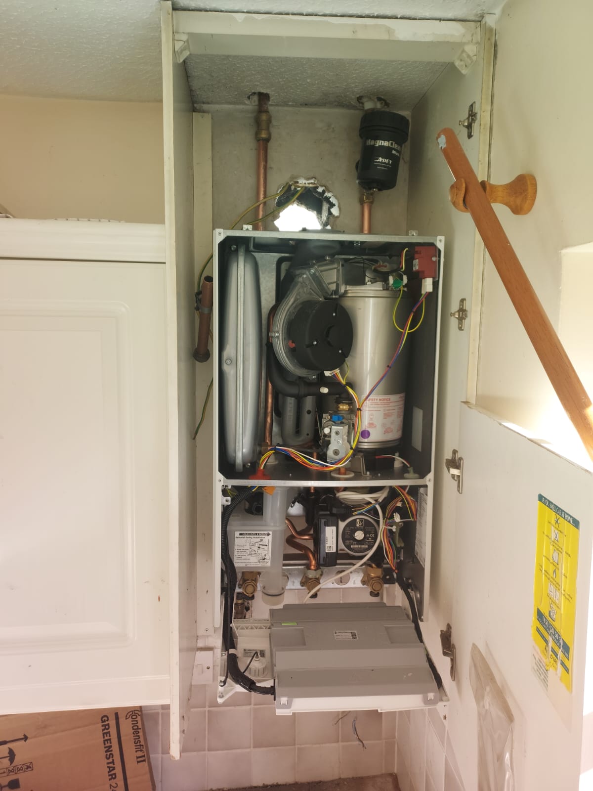 New Boiler Installation in process