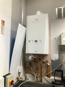 Ideal Logic Boiler being installed by FIT MY BOILER